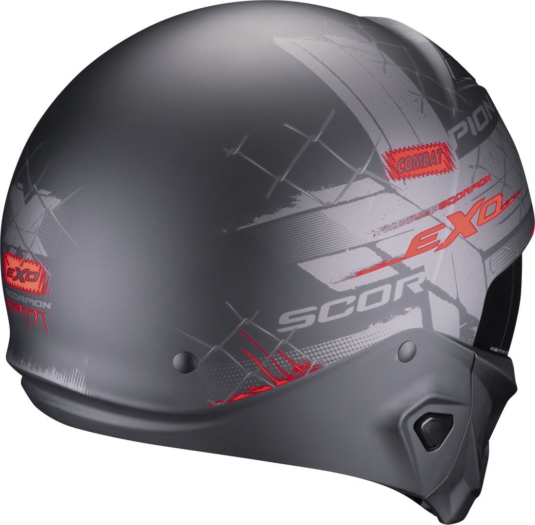 Scorpion EXO-Combat II Xenon Helmet black matt/red M (57/58) Figure 2