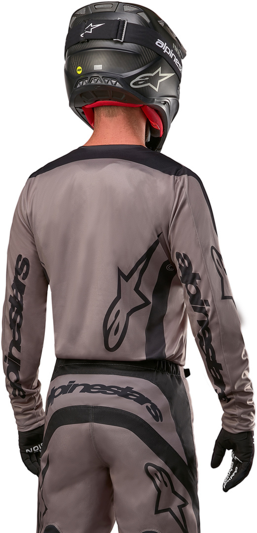 Alpinestars Fluid Lurv Tricou de motocross Maro/Negru S Figura 3