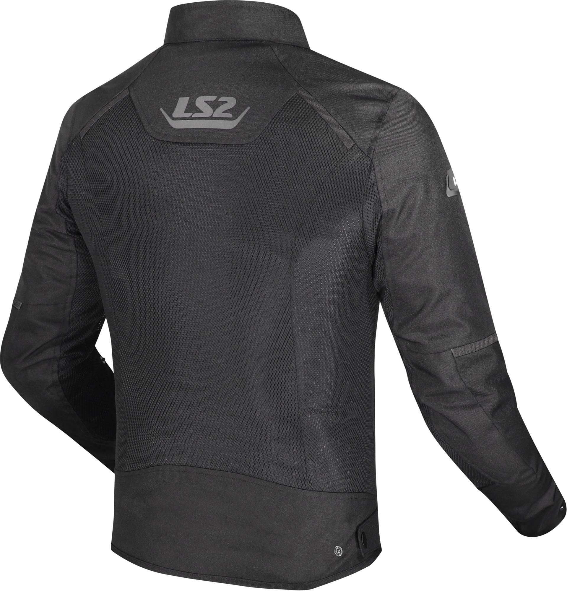 LS2 Breeze Motorfiets Textieljas Zwart 3XL Figuur 2