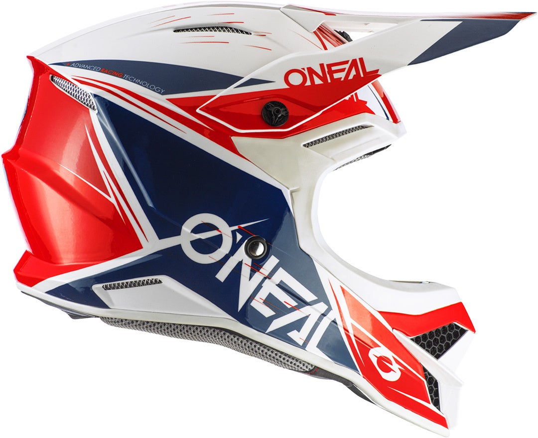 Oneal 3Series Stardust Casco motocross bianco/blu/rosso M (57/58) Figura 3