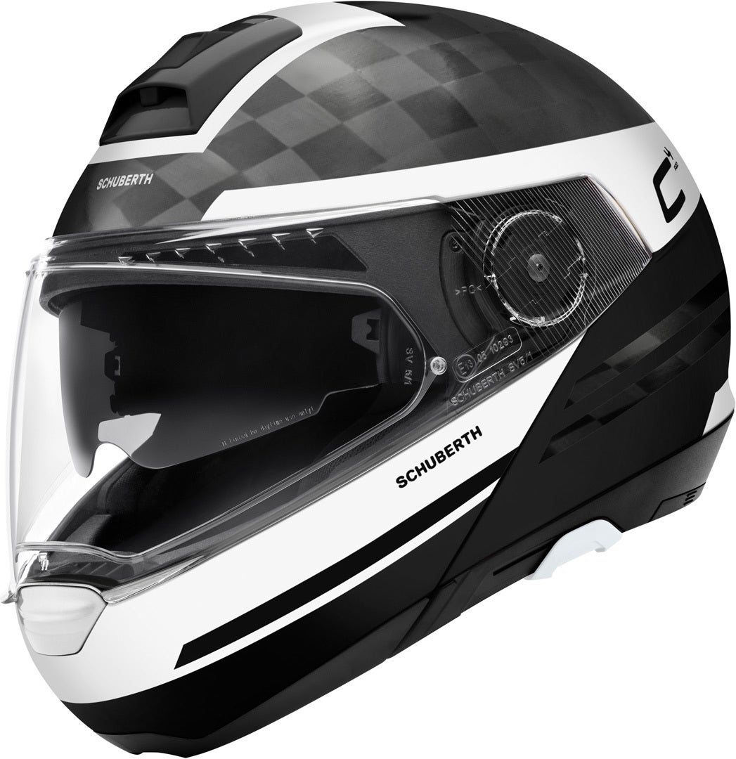 Schuberth C4 Pro Carbon Tempest Přilba černobílá XXXL (65) Obrázek 1