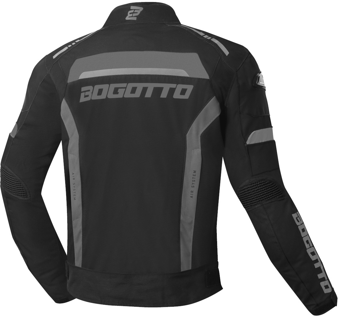 Bogotto GPX waterproof Motorcycle Textile Jacket black/grey L Figure 2