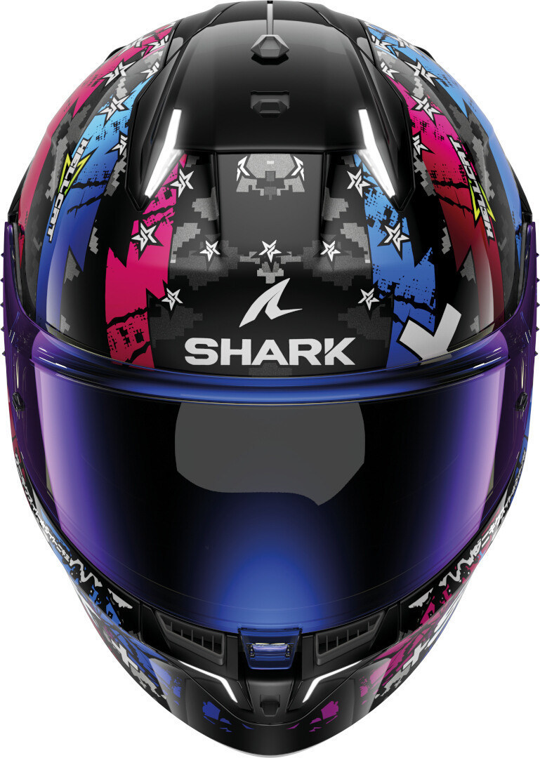 Shark Skwal i3 Hellcat Cască Negru/Albastru S (55/56) Figura 2