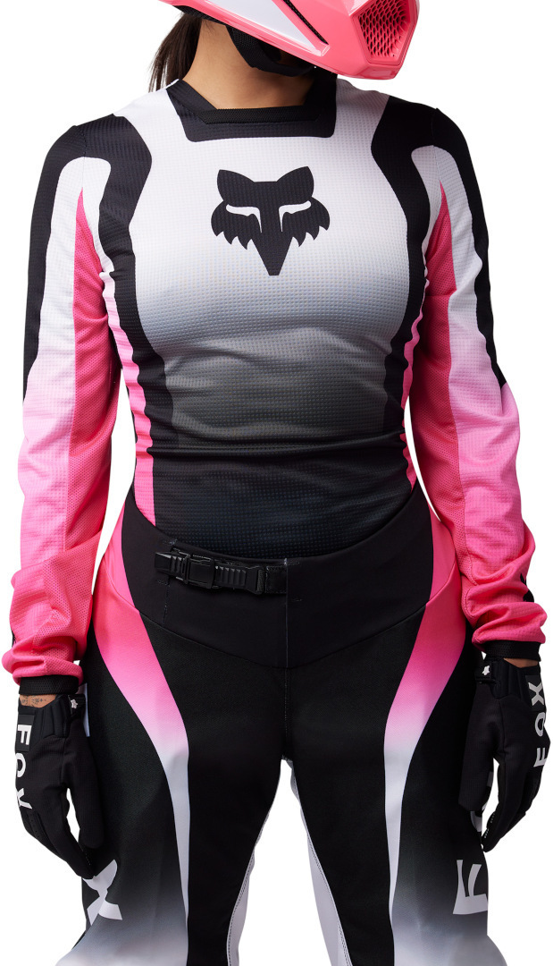 FOX 180 Lean Motocross tröja för damer Svart/rosa L Figur 3