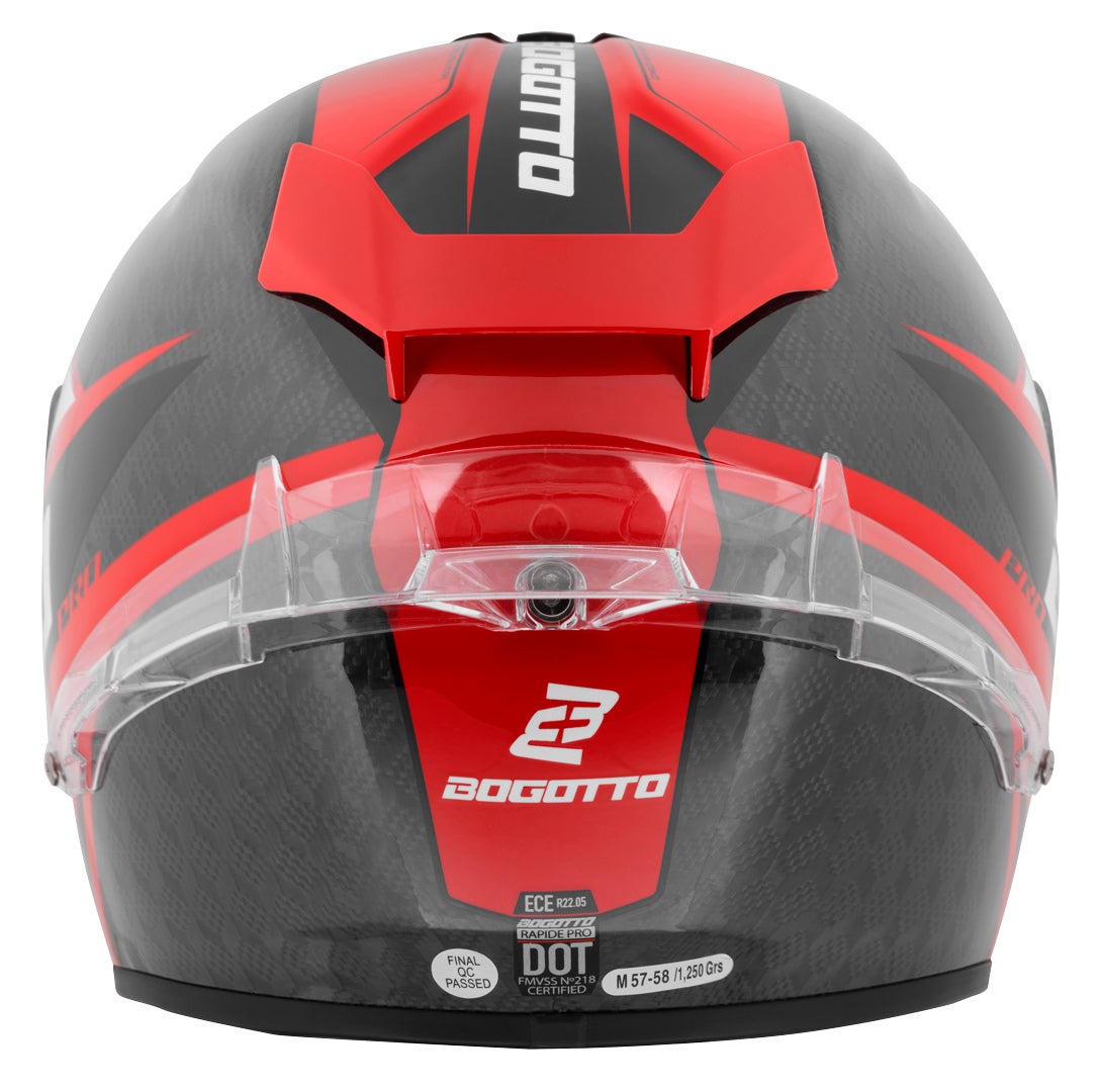 Bogotto FF104 SPN Helm rot/schwarz S Abbildung 7