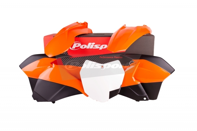 POLISPORT Original KTM färg plastsats Figur 2