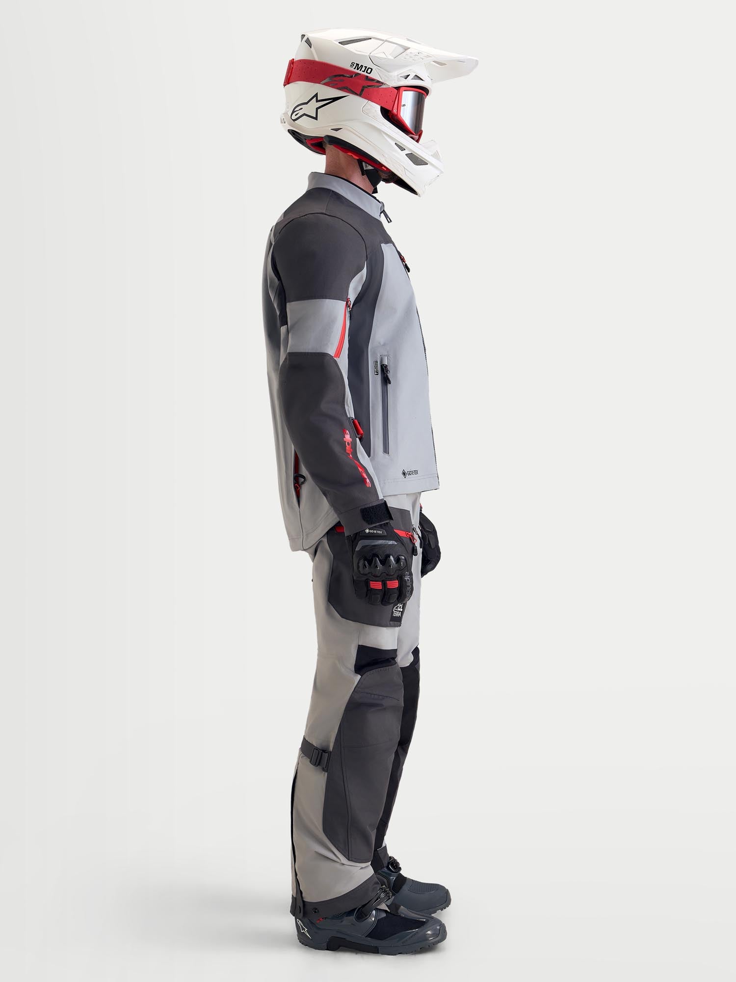 Alpinestars Arenis Gore-Tex vandtæt motorcykel-tekstiljakke grå/sort 3XL Figur 12