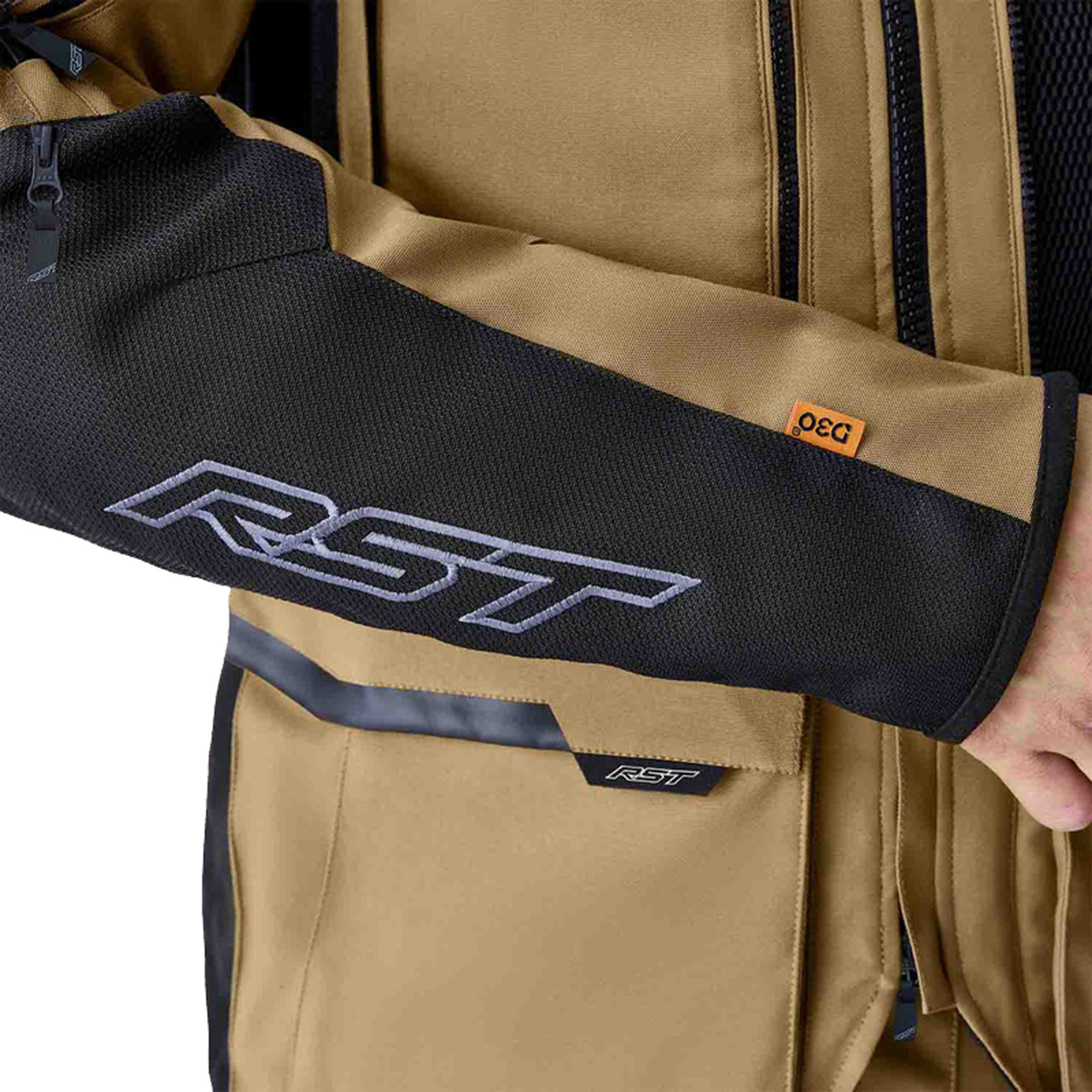 RST Pro Series Adventure D3O waterproof Motorcycle Textile Jacket sand/black 64 Figure 6