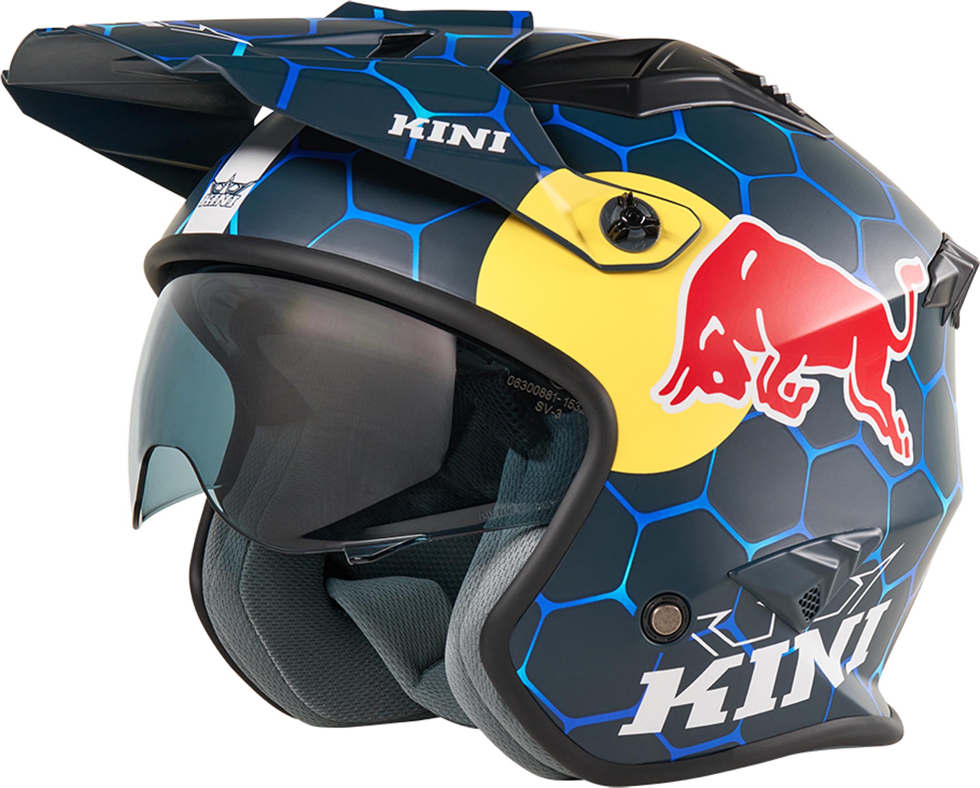 Kini Red Bull XDR 1.0 Casque d’essai bleu M Figure 1