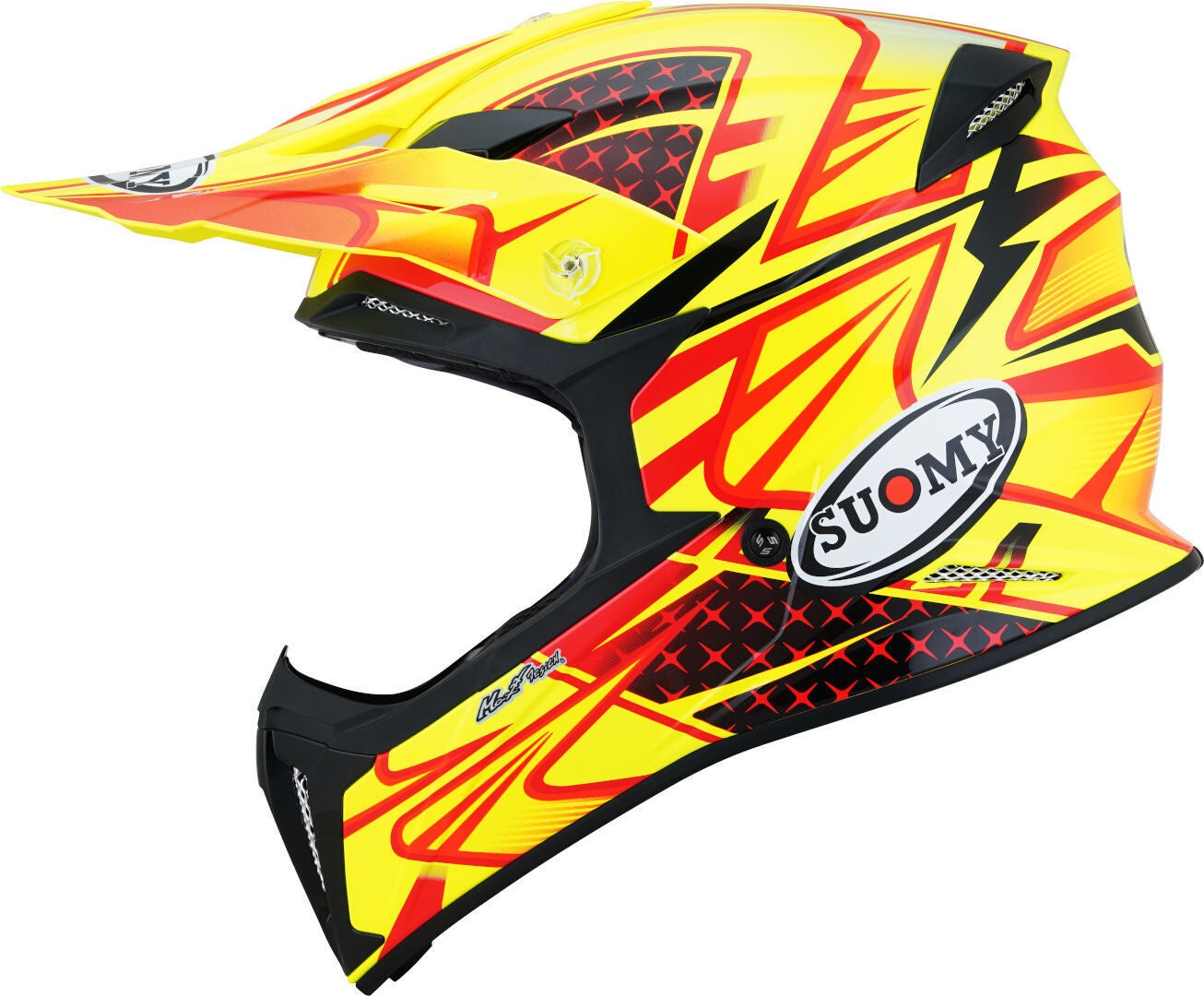 Suomy X-Wing Duel Motocross Helmet yellow/red M (57/58) Figure 5