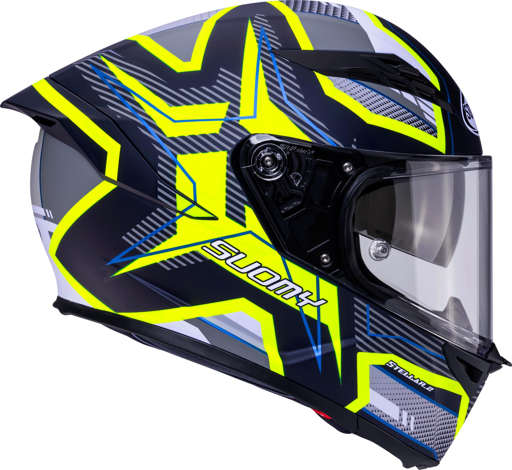 Suomy Stellar 2 Blackstar Helmet black/yellow S (55/56) Figure 6