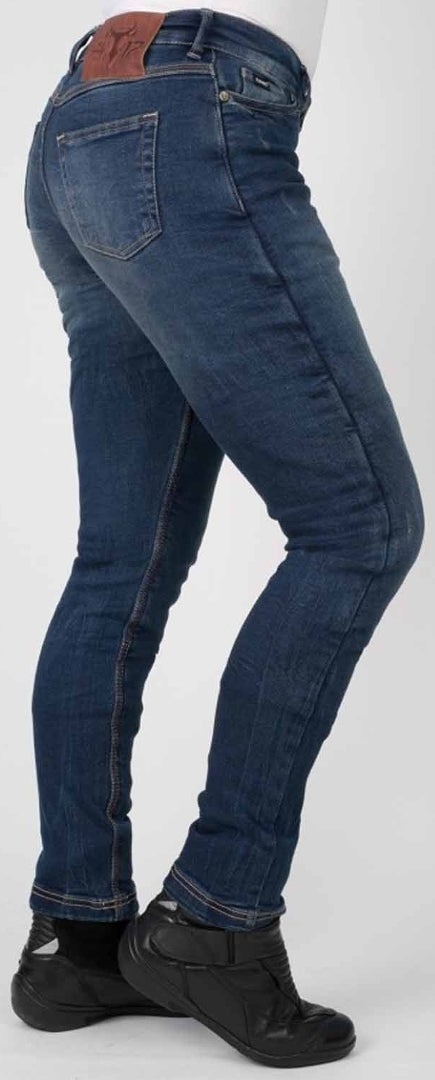 Bull-it SR6 Vintage Straight Jeans de motocicleta feminino 28 Figura 2