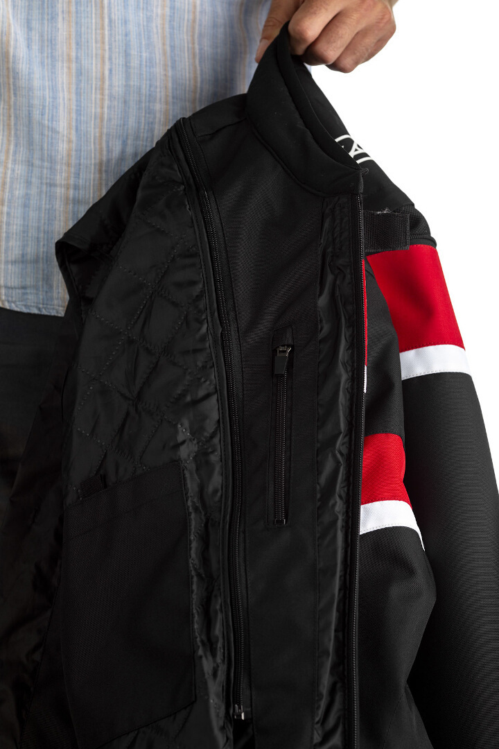 RST Pilot Motorrad Textiljacke schwarz/rot M Abbildung 2