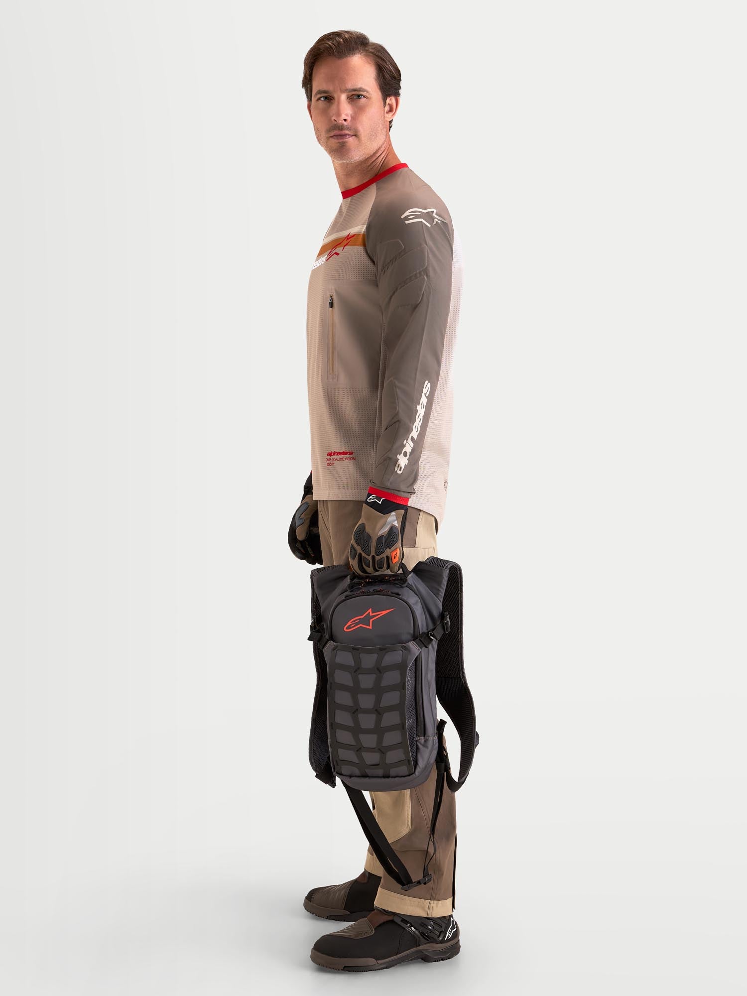 Alpinestars AT-9 Motorradrucksack dunkelgrau Abbildung 4