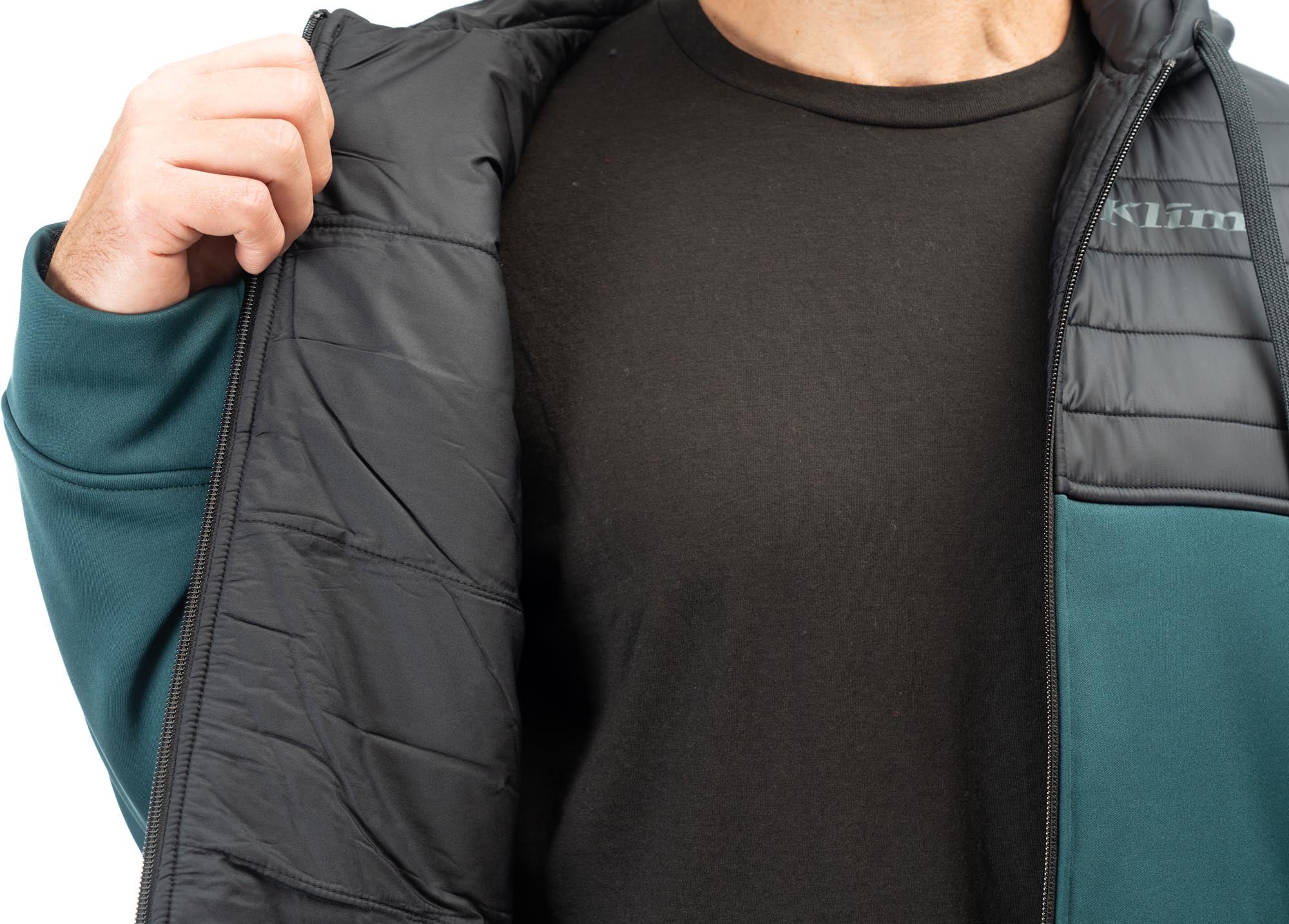 Klim Tamarack Zip mikina Černá/tyrkysová XL Obrázek 6