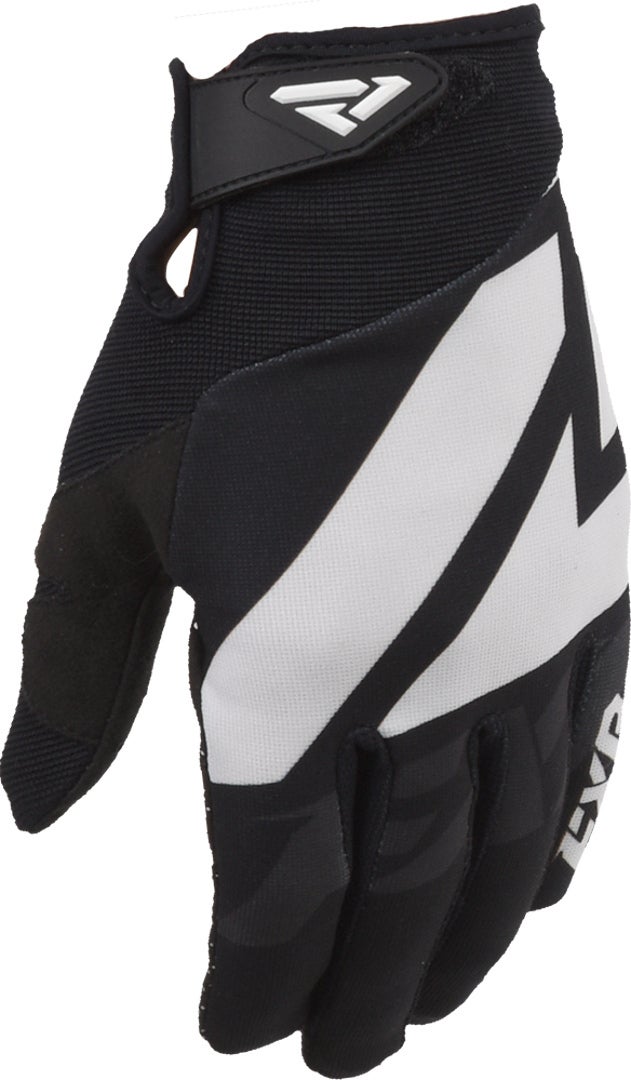 FXR Clutch Strap Motocross handsker Sort/hvid L Figur 1