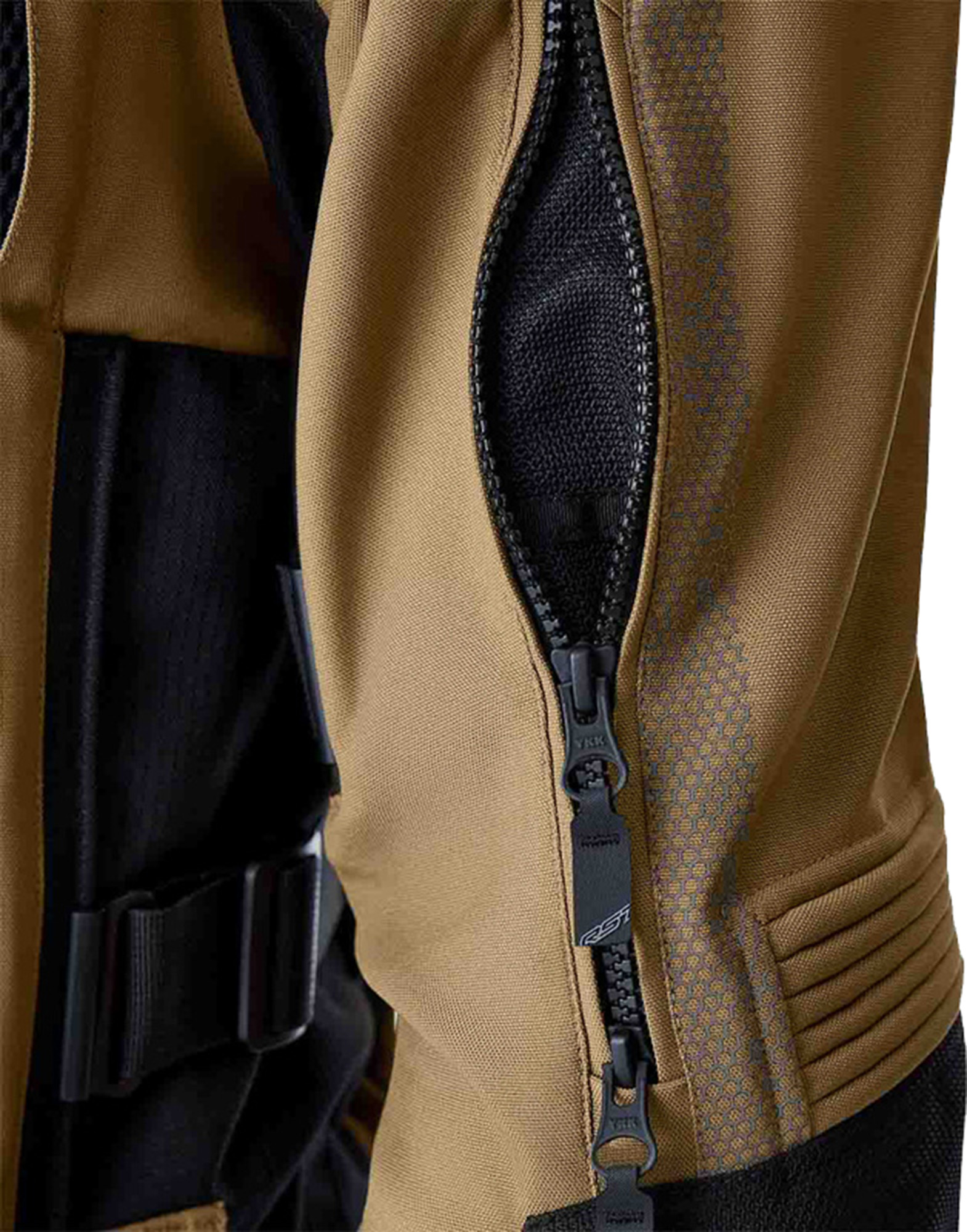 RST Pro Series Adventure D3O wasserdichte Motorrad Textiljacke sand/schwarz 62 Abbildung 5