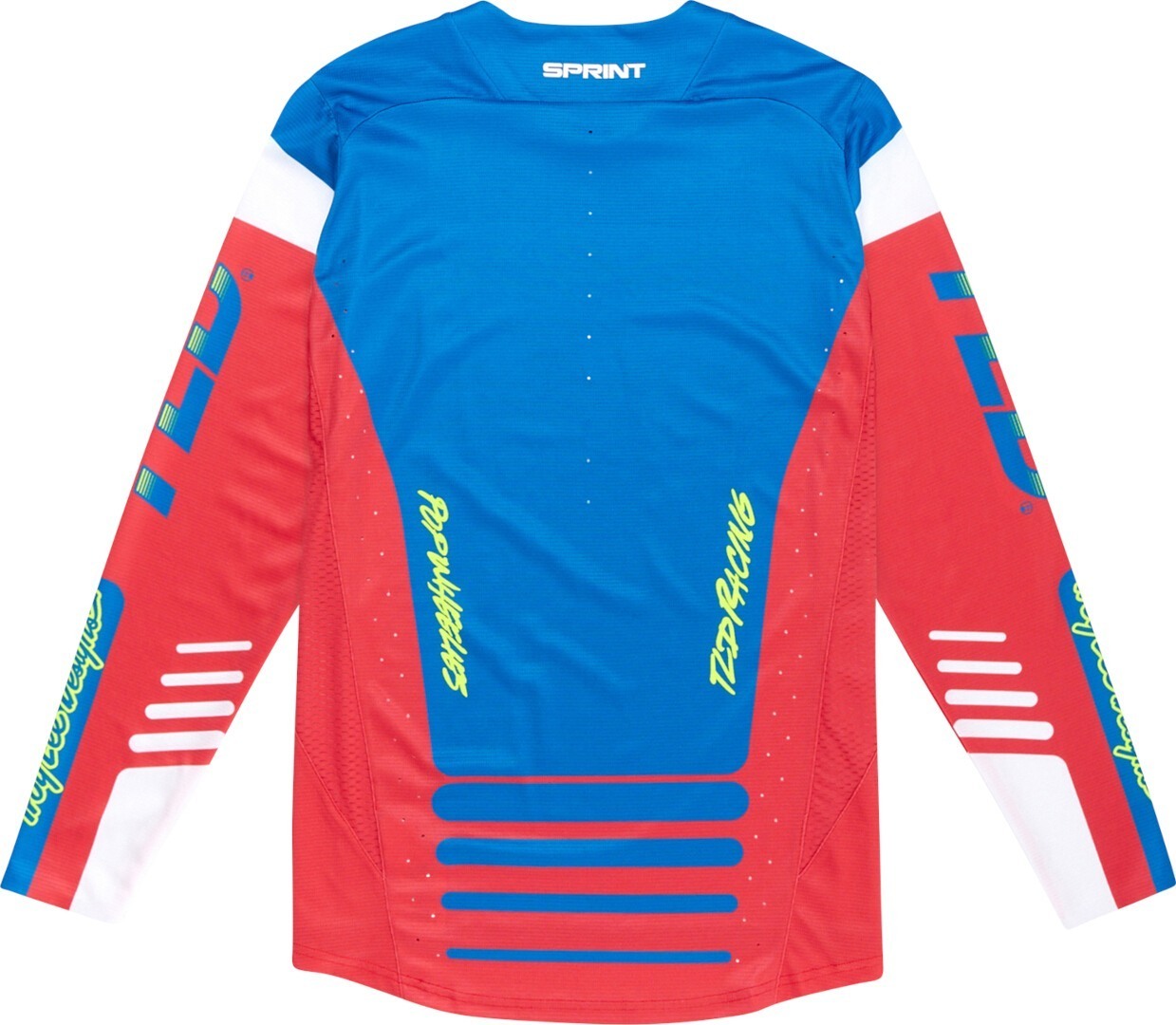 Troy Lee Designs Sprint Fifty-50 Tricoul de bicicletă Roșu/Albastru L Figura 6