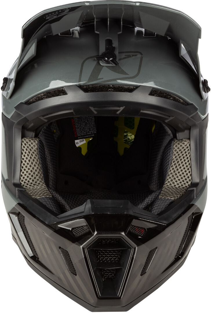 Klim F5 Koroyd Ascent Carbon Cască de motocross Negru/gri XL (60/61) Figura 5