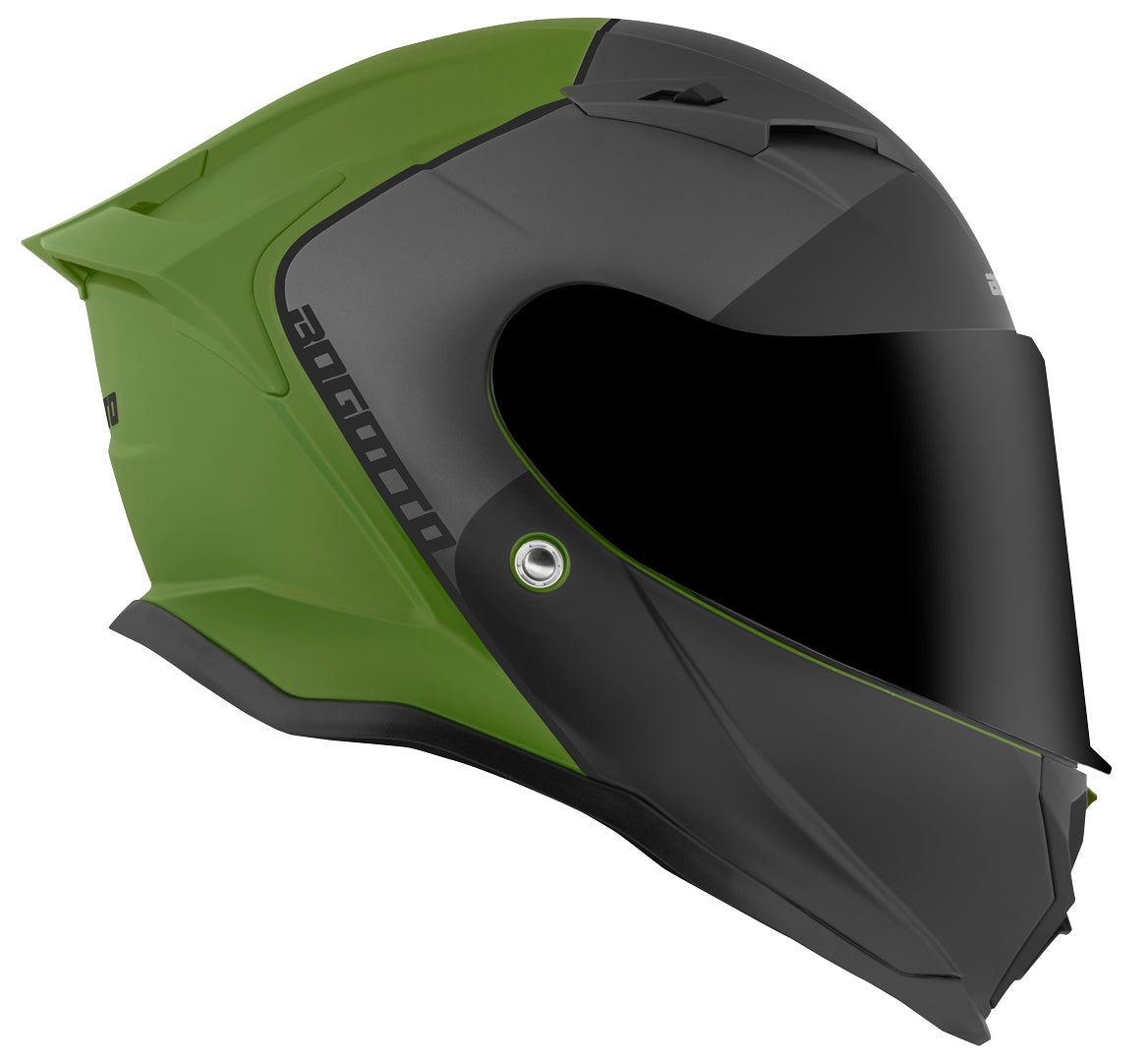 Bogotto H153 BT SPN Bluetooth Casque Noir mat/vert XL Figure 3