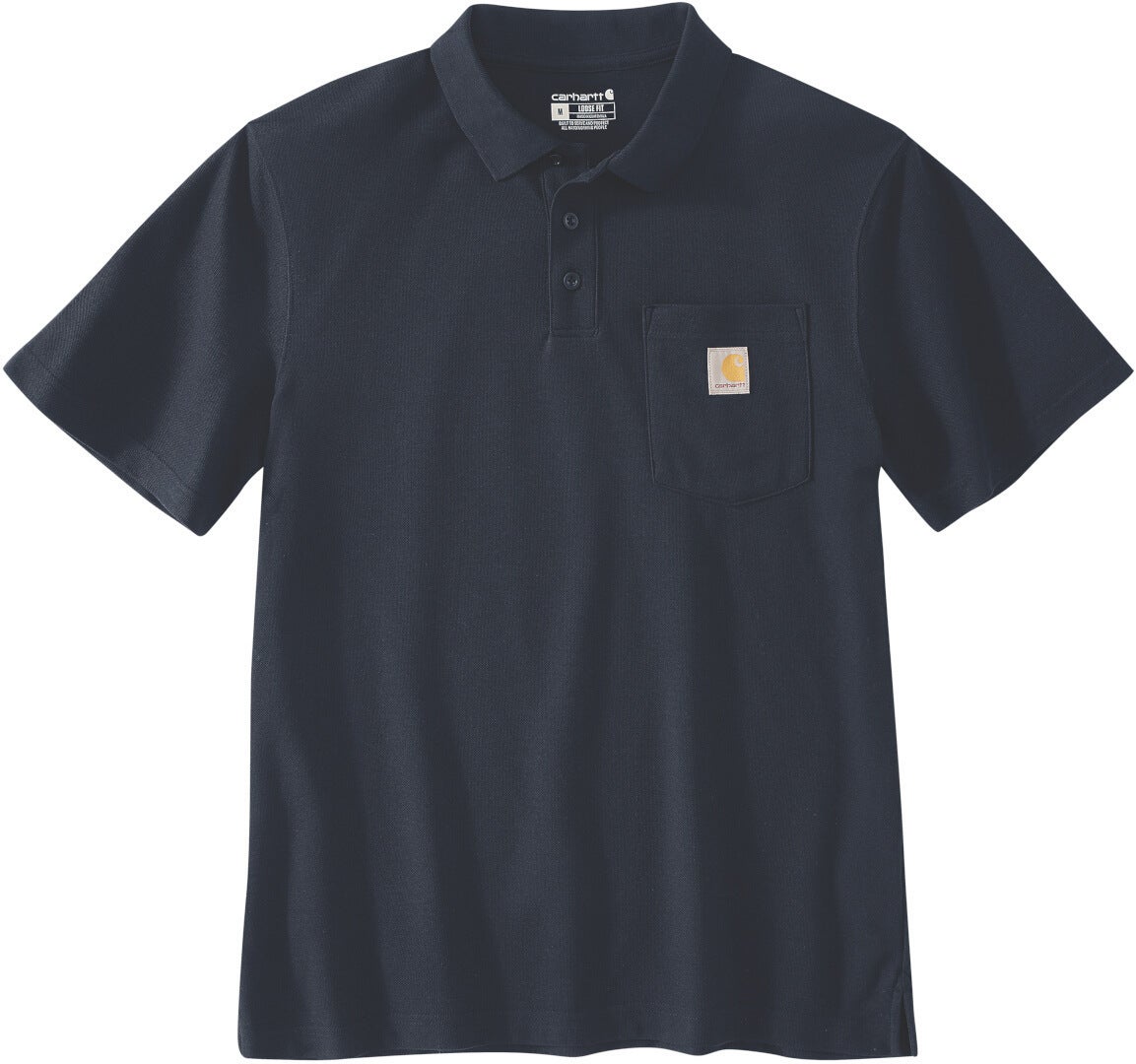 Carhartt Loose Fit Short-Sleeve Pocket Polo blu scuro L Figura 1