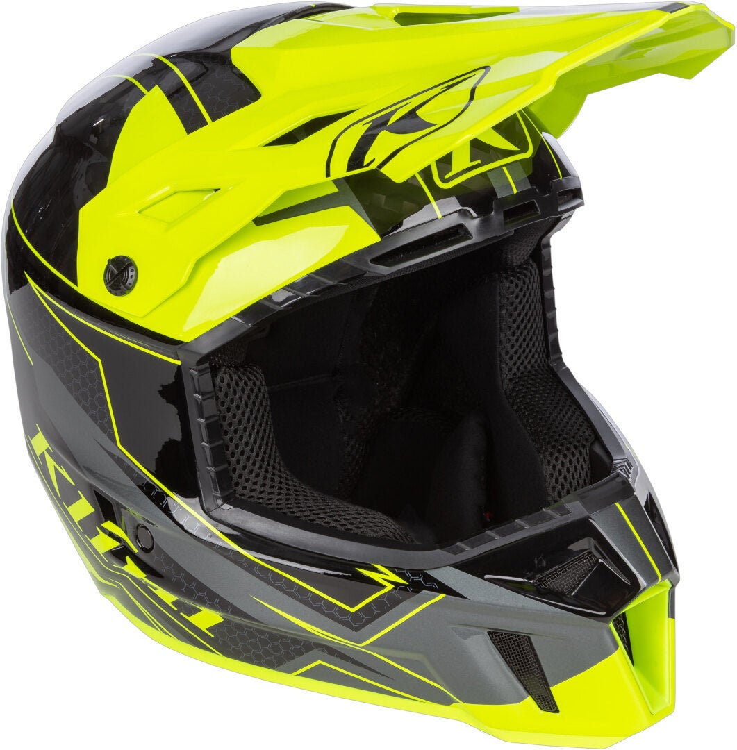 Klim F3 Carbon Velocity Hi-Vis Capacete Snowmobile XL (60/61) Figura 4