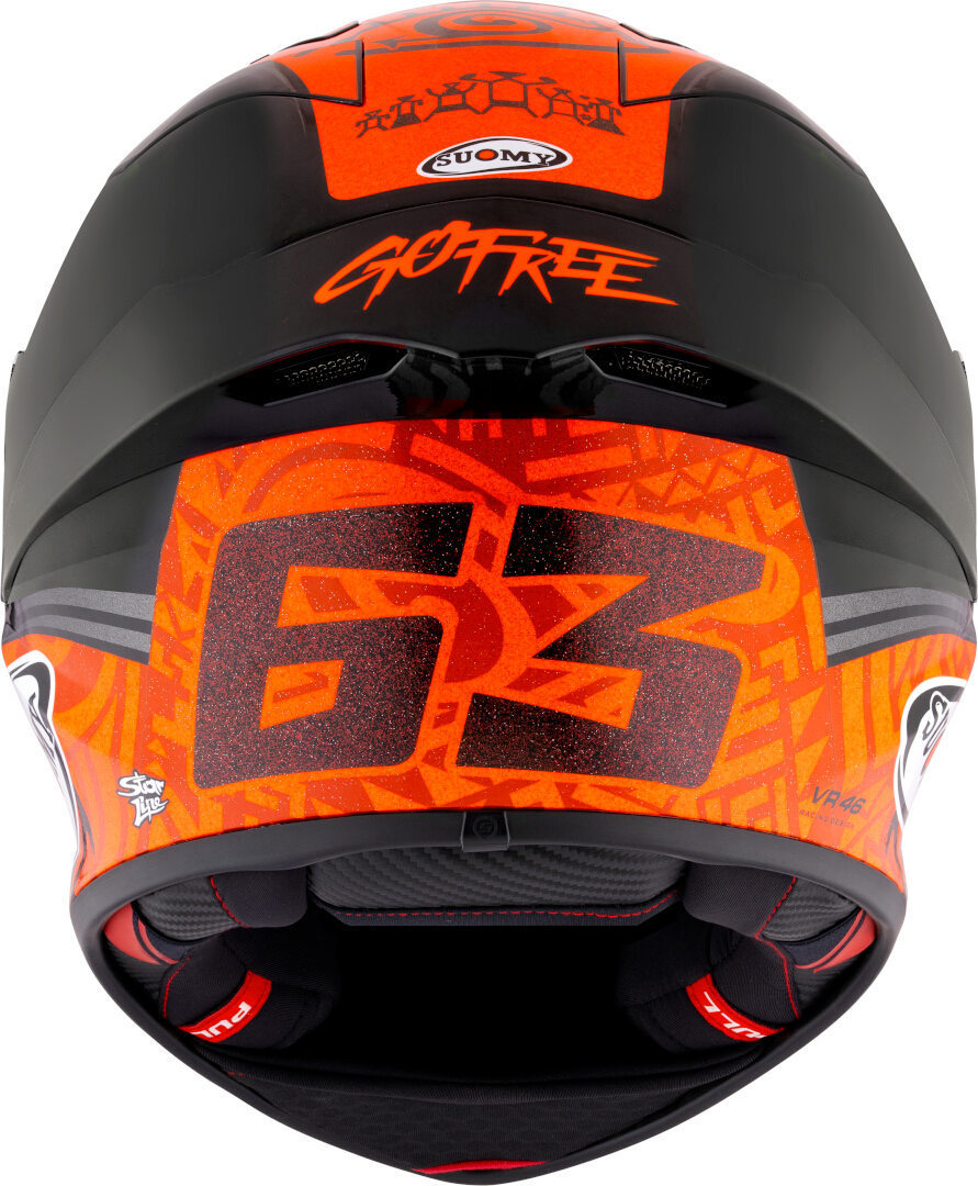 Suomy S1-XR GP Carbon Bagnaia Replica E06 Cască Negru/Portocaliu XXL (63) Figura 2