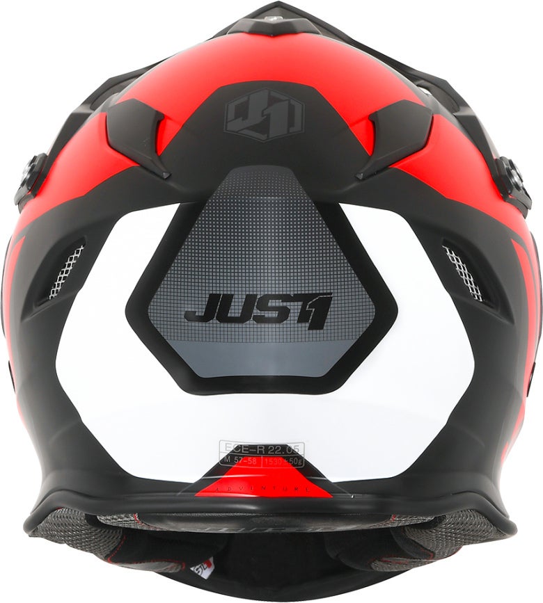 Just1 J34 Pro Tour Casco motocross nero opaco/rosso M (57/58) Figura 3
