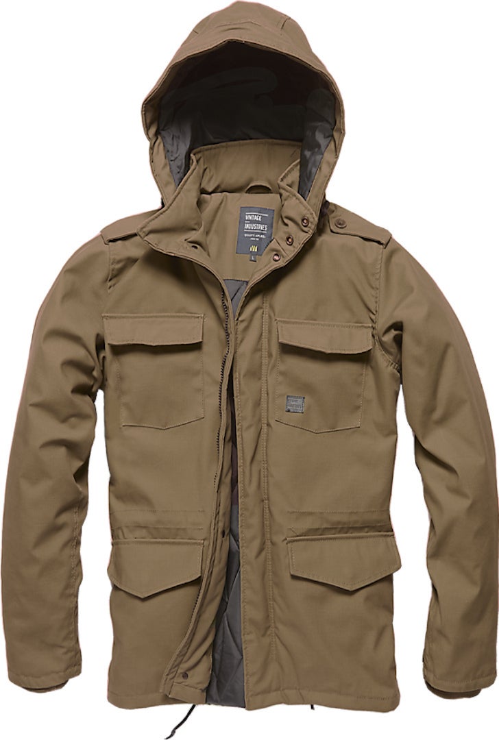 Vintage Industries Darren Parka Jaqueta Marrom escuro 3XL Figura 1