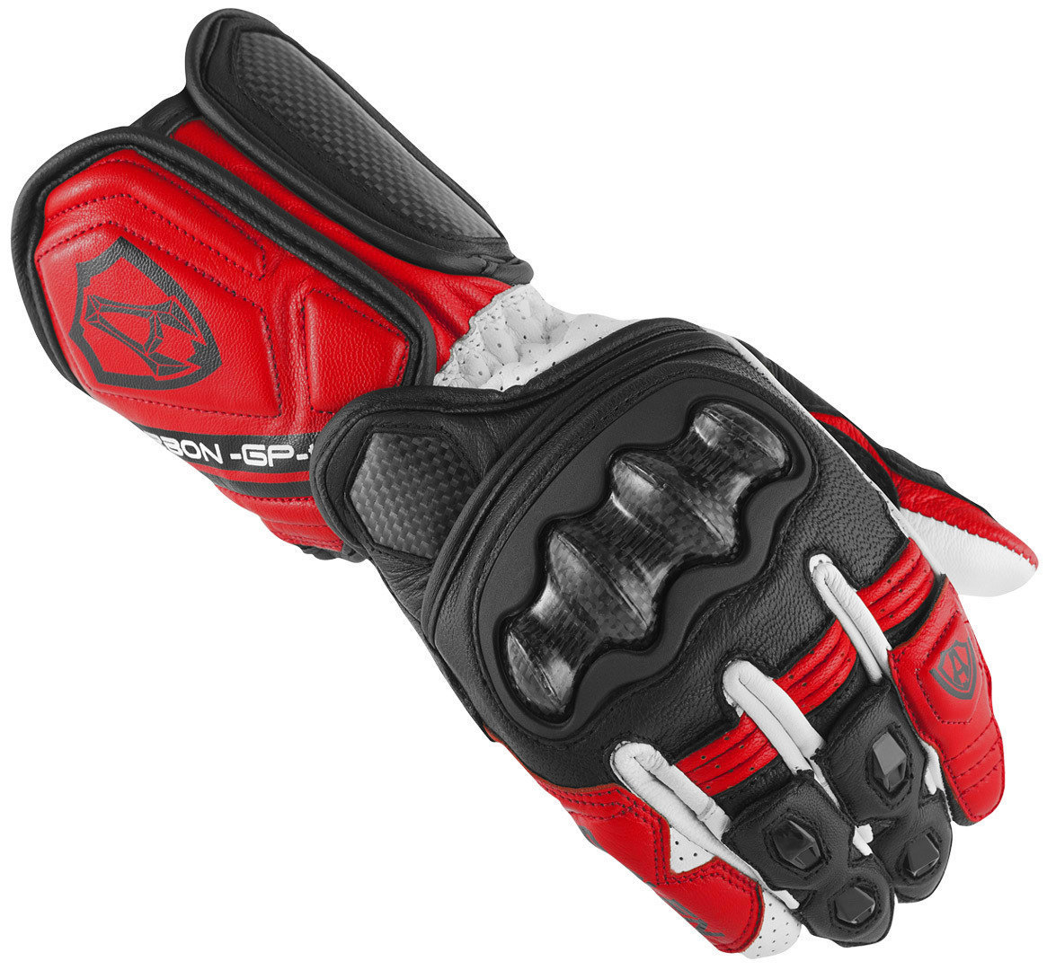 Arlen Ness RG-X Motorcykelhandsker sort/hvid/rød M Figur 1