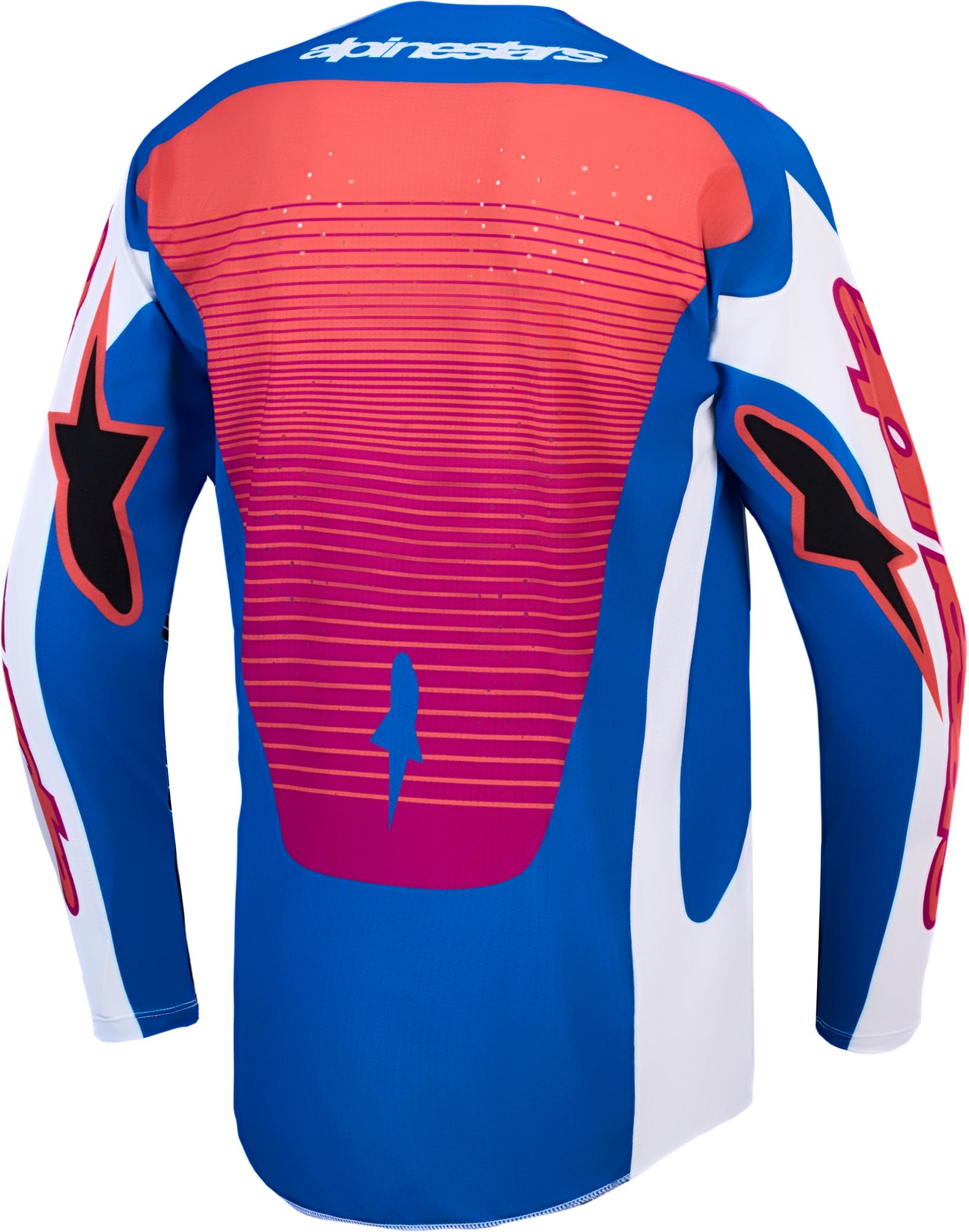 Alpinestars Techstar Maven Motocrosstrøje sort/hvid/blå/rød S Figur 2