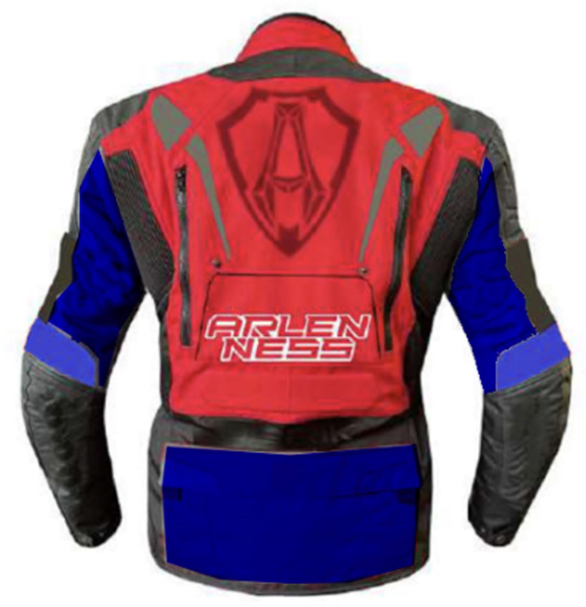 Arlen Ness Tujura waterproof Motorcycle Textile Jacket red/blue 56 Figure 2