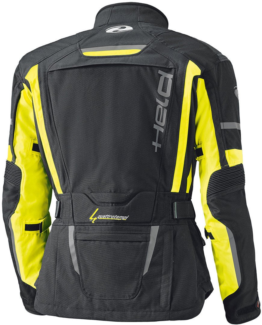 Held Carese II ladies and men motorcycle textile jacket black/neon-yellow L Figure 2