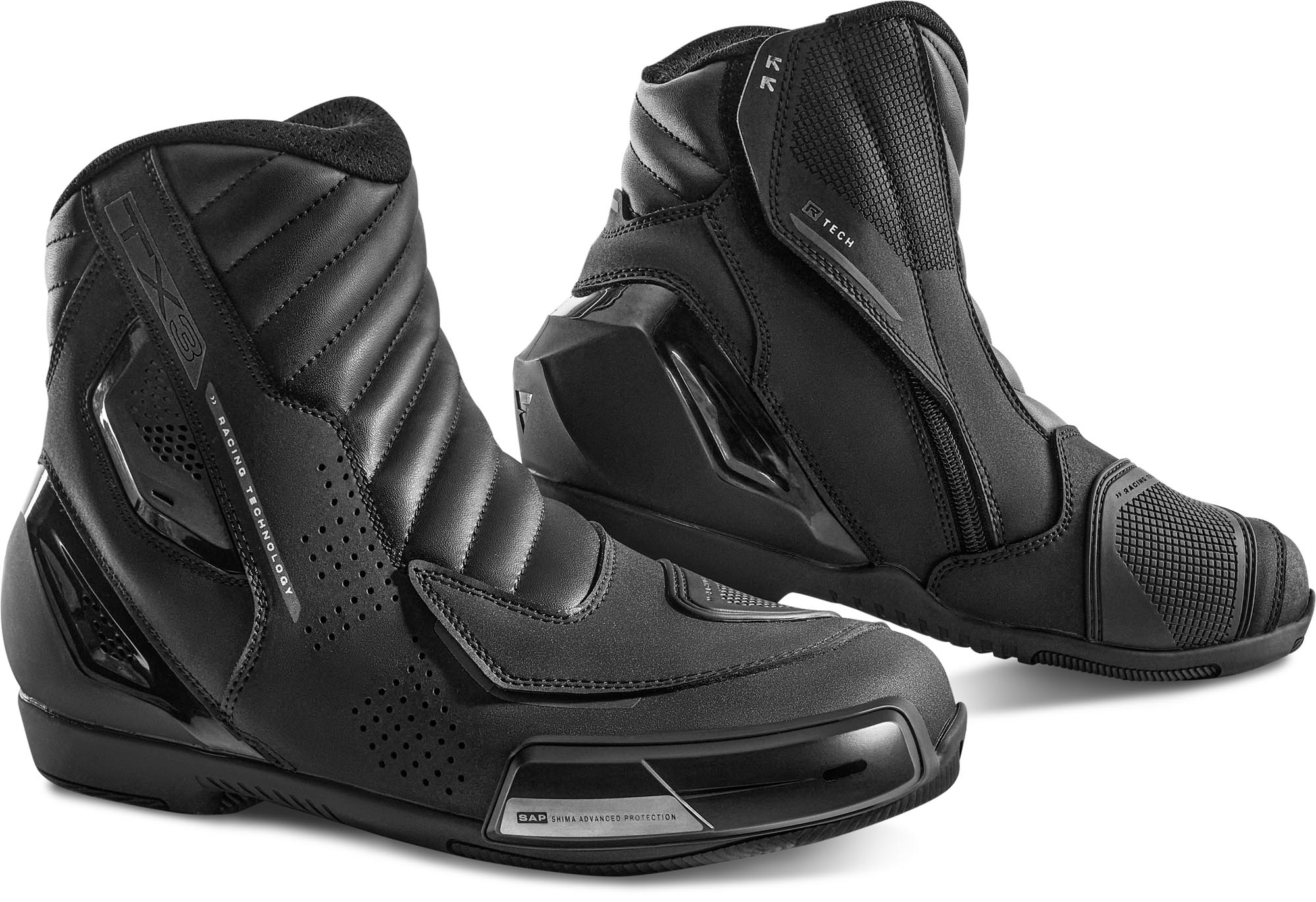 SHIMA TX-3 Motorrad Stiefel schwarz 46 Abbildung 1