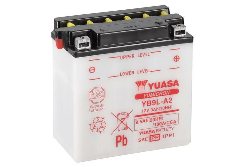YUASA YB9L-A2 Baterie fără pachet acid Figura 1