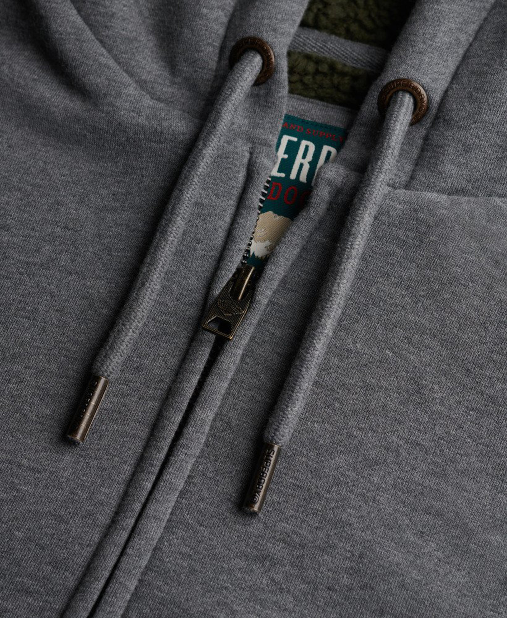 Superdry & Co Zip Huppari harmaa 3XL Kuva 2