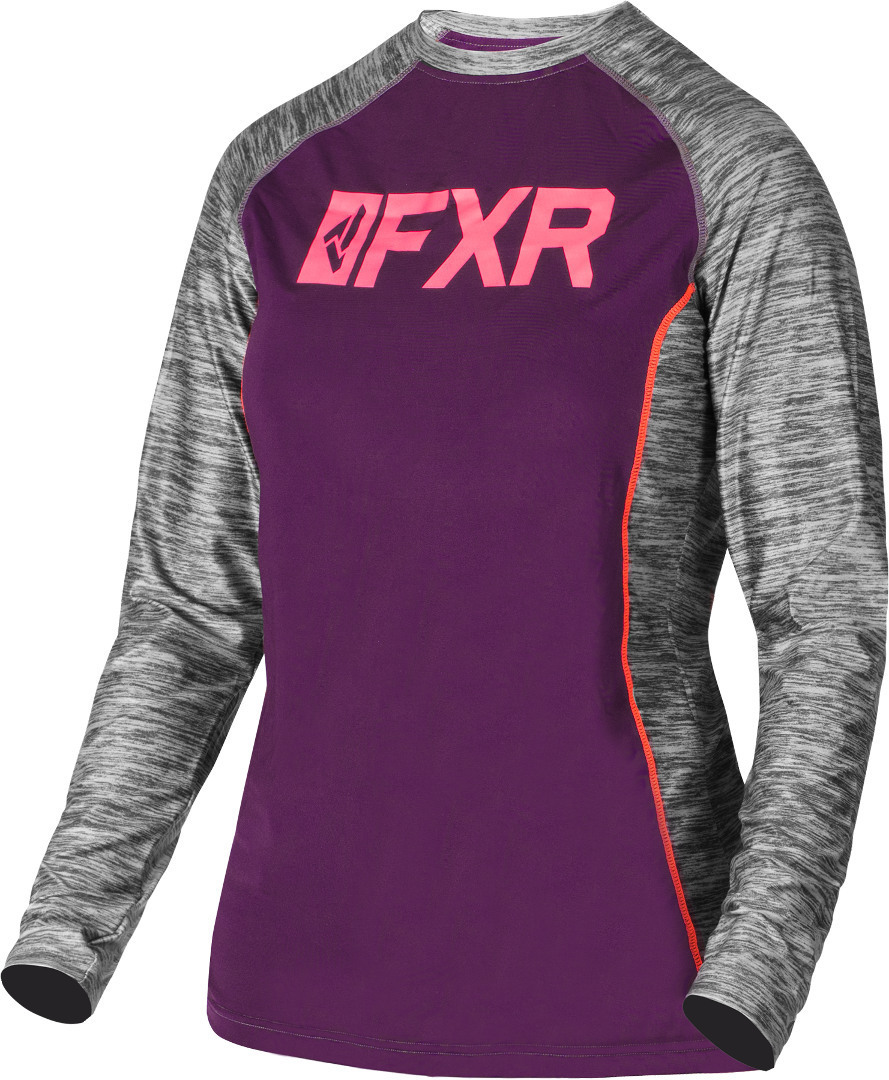 FXR Helium X Tech Cămașă funcțională pentru doamne gri/mov M Figura 1