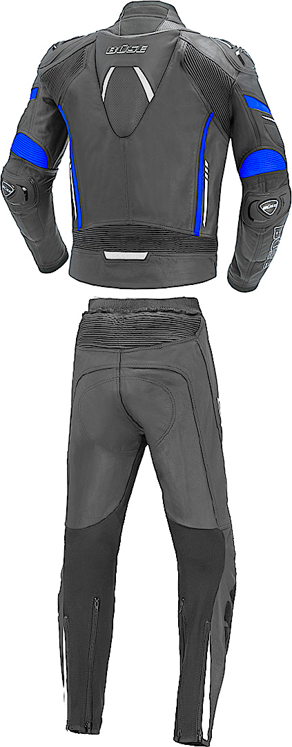 Büse Imola Two Piece Motorcycle Leather Suit black/blue 48 Figure 2