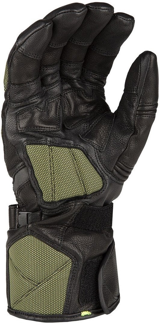 Klim Badlands GTX Long Motorcykel handsker sort/grøn XL Figur 2
