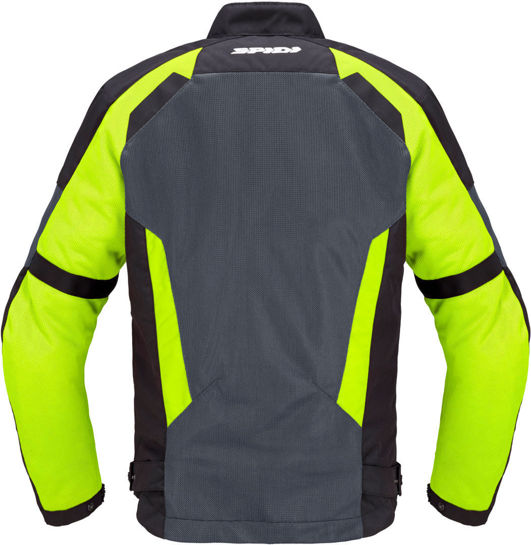 Spidi Tek Net Motorcycle Jacket black/grey/yellow L Figure 4