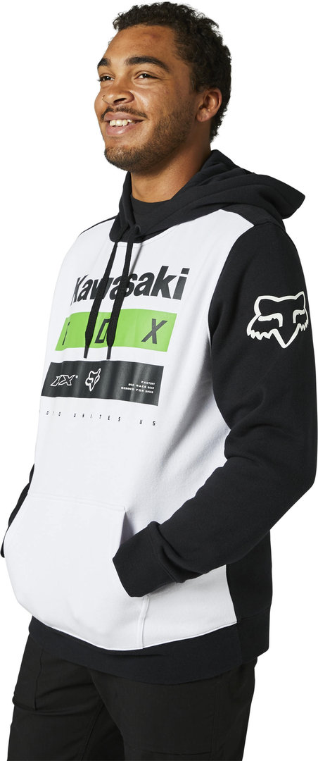 FOX Kawi Stripes Hettegenser svart/hvitt L Figur 2