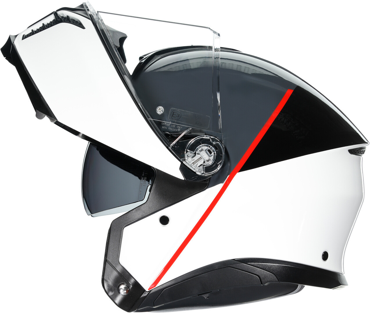 AGV Tourmodular Balance Klapphelm weiß/grau/rot S (55/56) Abbildung 6