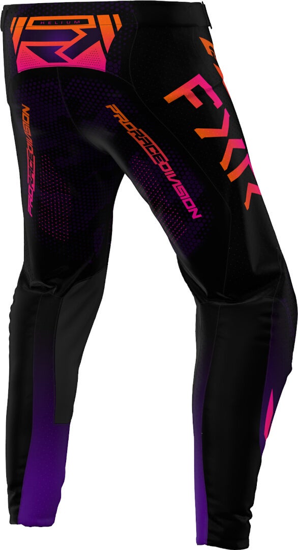 FXR Helium 2025 Motocross bukser lilla/sort 36 Figur 2