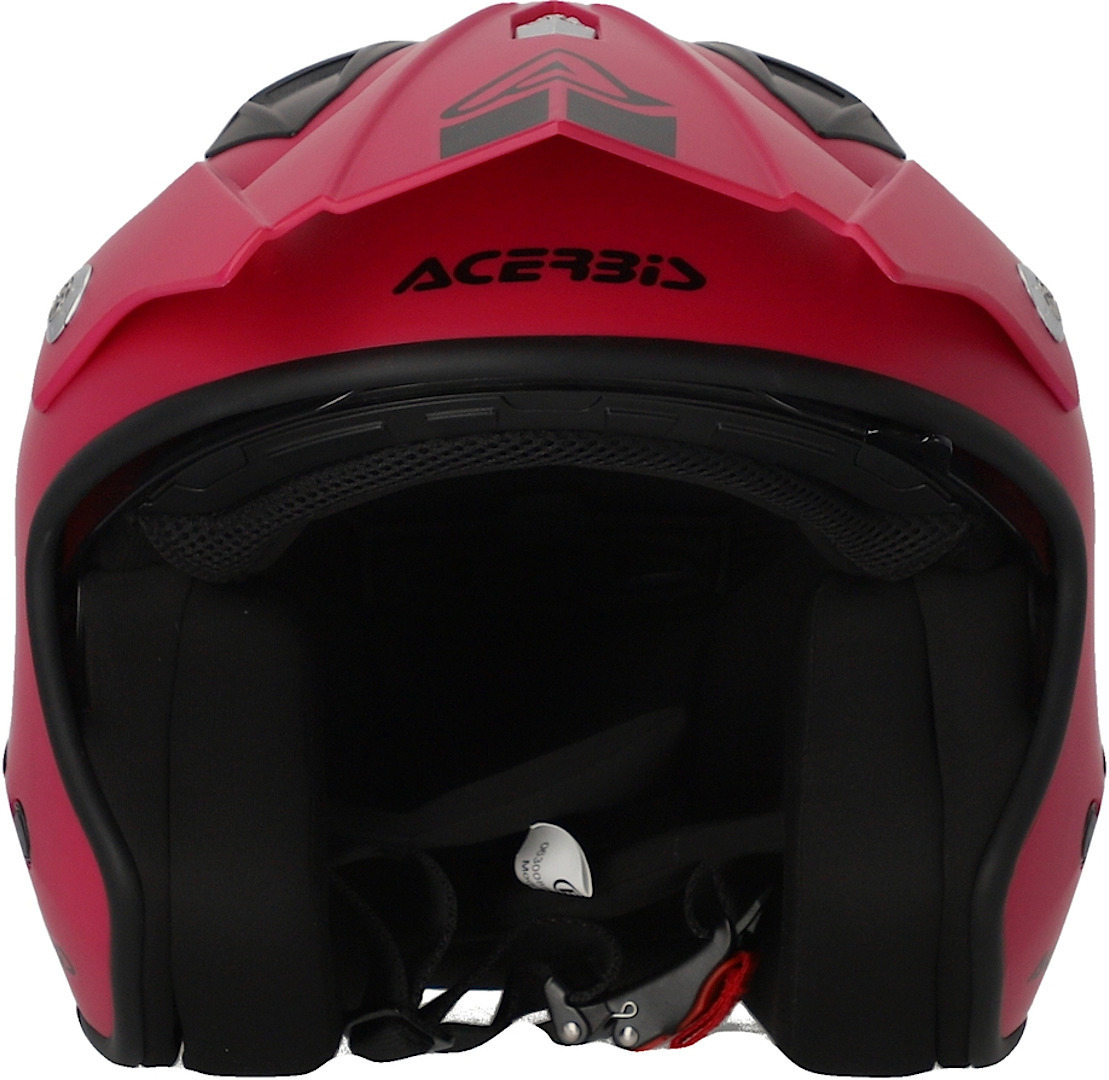 Acerbis Aria 2023 Solid ジェットヘルメット 赤 S(55/56) 図5