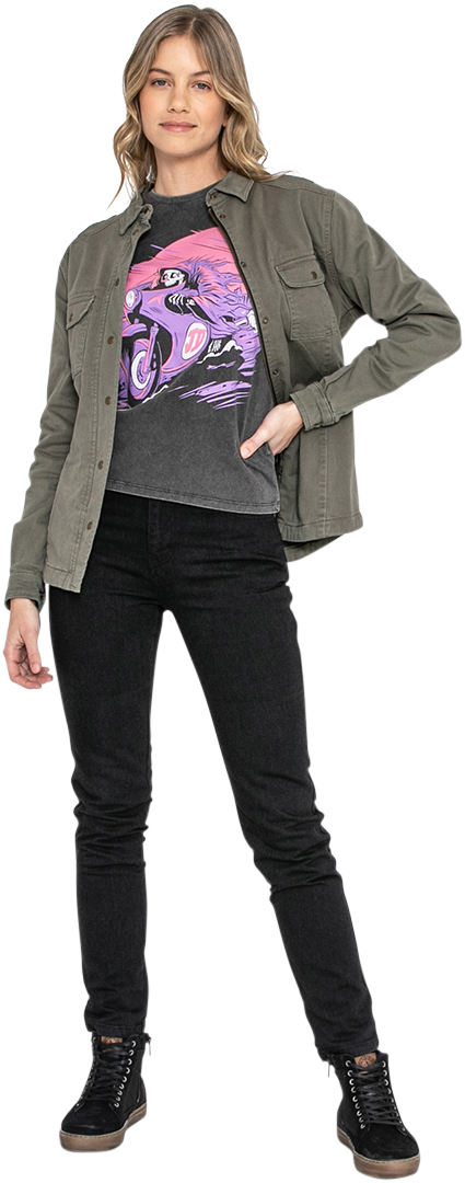 John Doe Motoshirt XTM Dámská košile olive M Obrázek 12