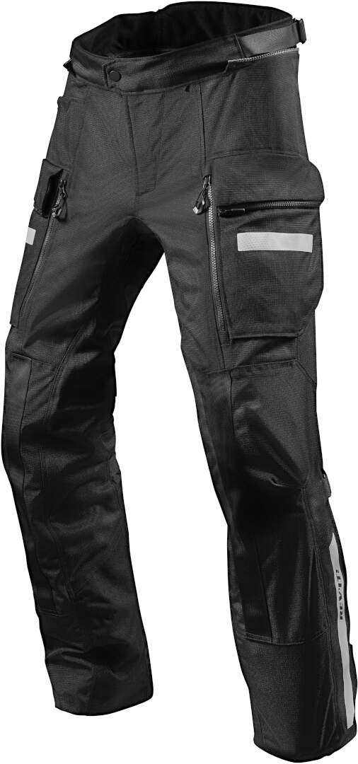 Revit Sand 4 H2O Motorcykel tekstil bukser Sort/sort Short M Figur 1