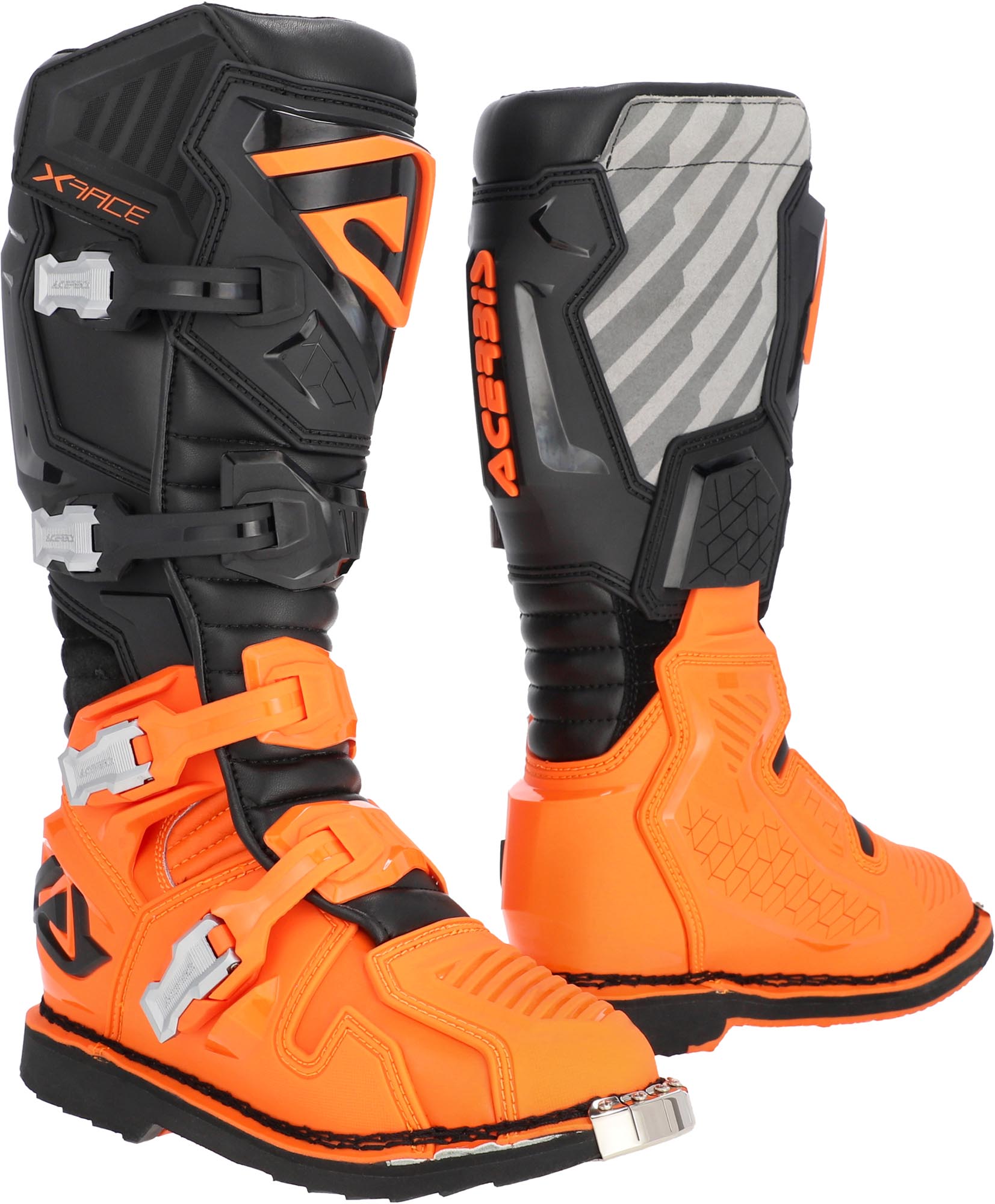 Acerbis X-Race Motocross støvler orange/sort 47 Figur 1
