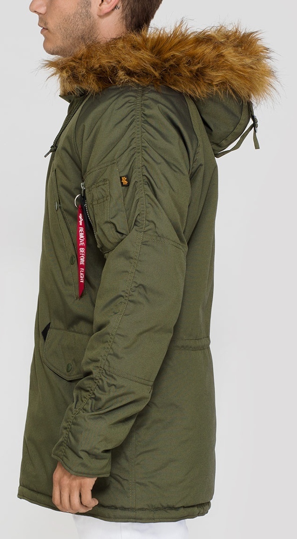 Alpha Industries Explorer Bunda tmavě zelená L Obrázek 5