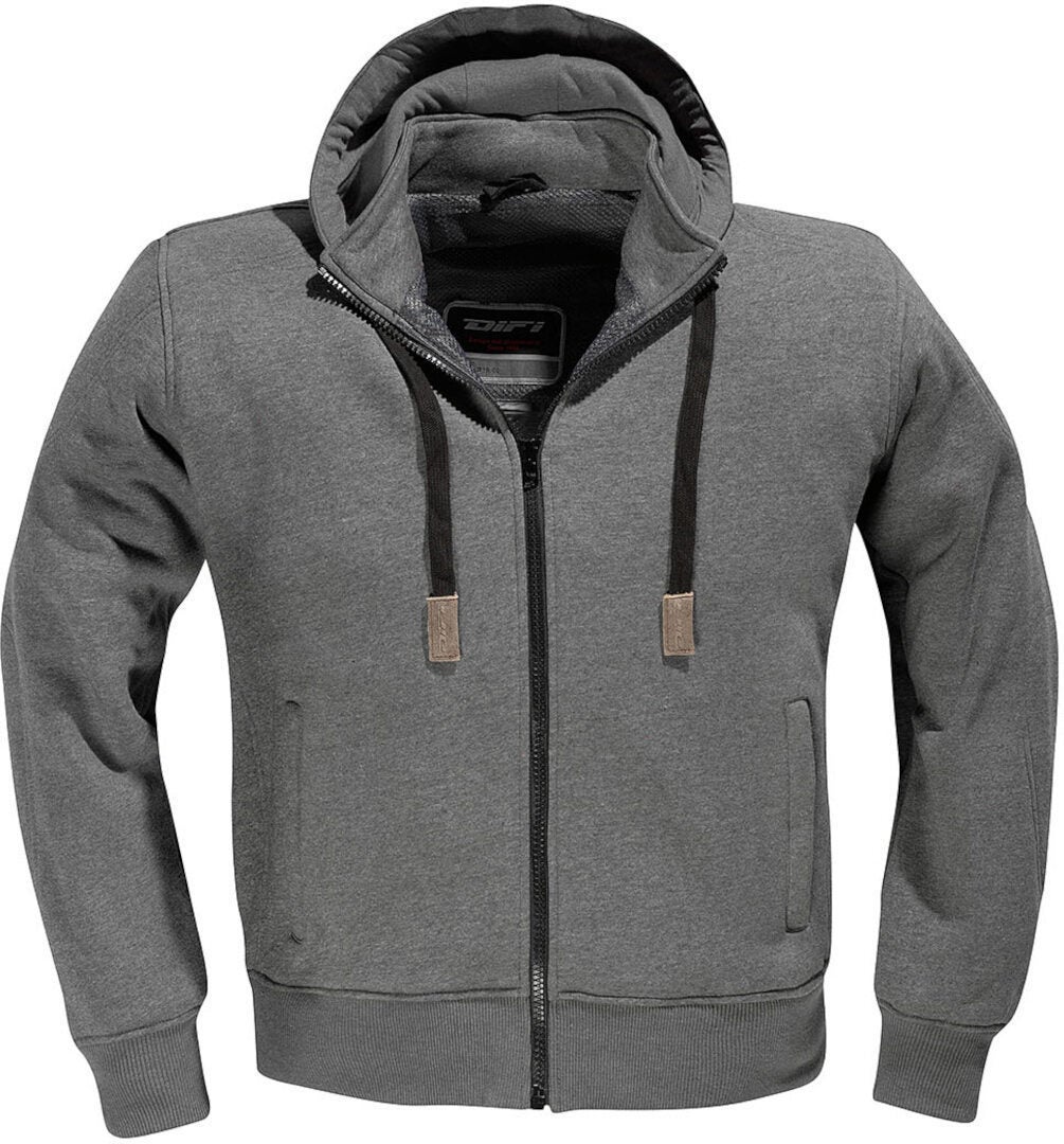 DIFI Downtown Motorrad Zip Hoodie grau 3XL Abbildung 1
