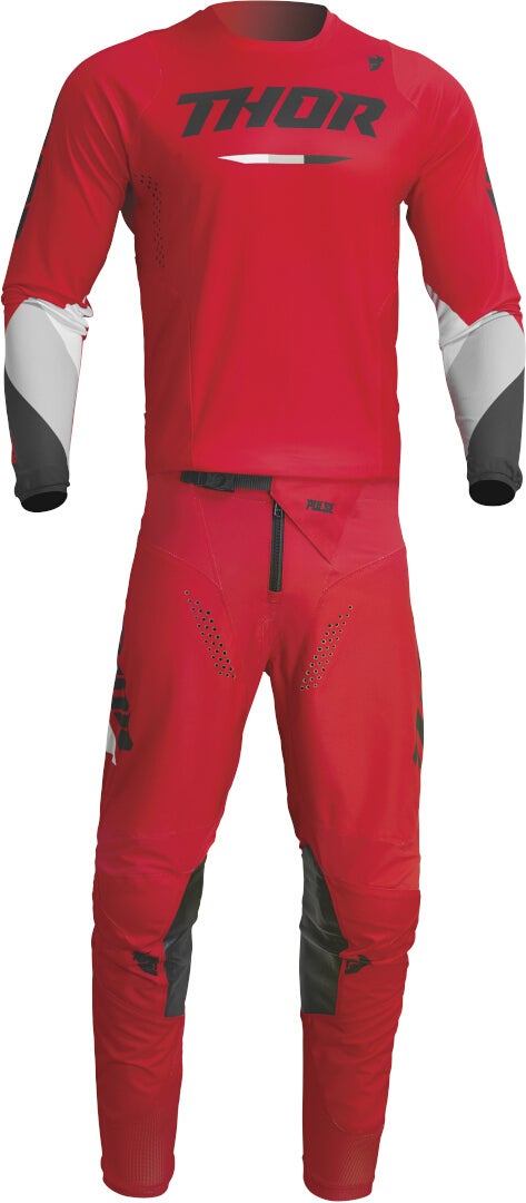 Thor Pulse Tactic Jugend Motocross Hose rot 26 Abbildung 4
